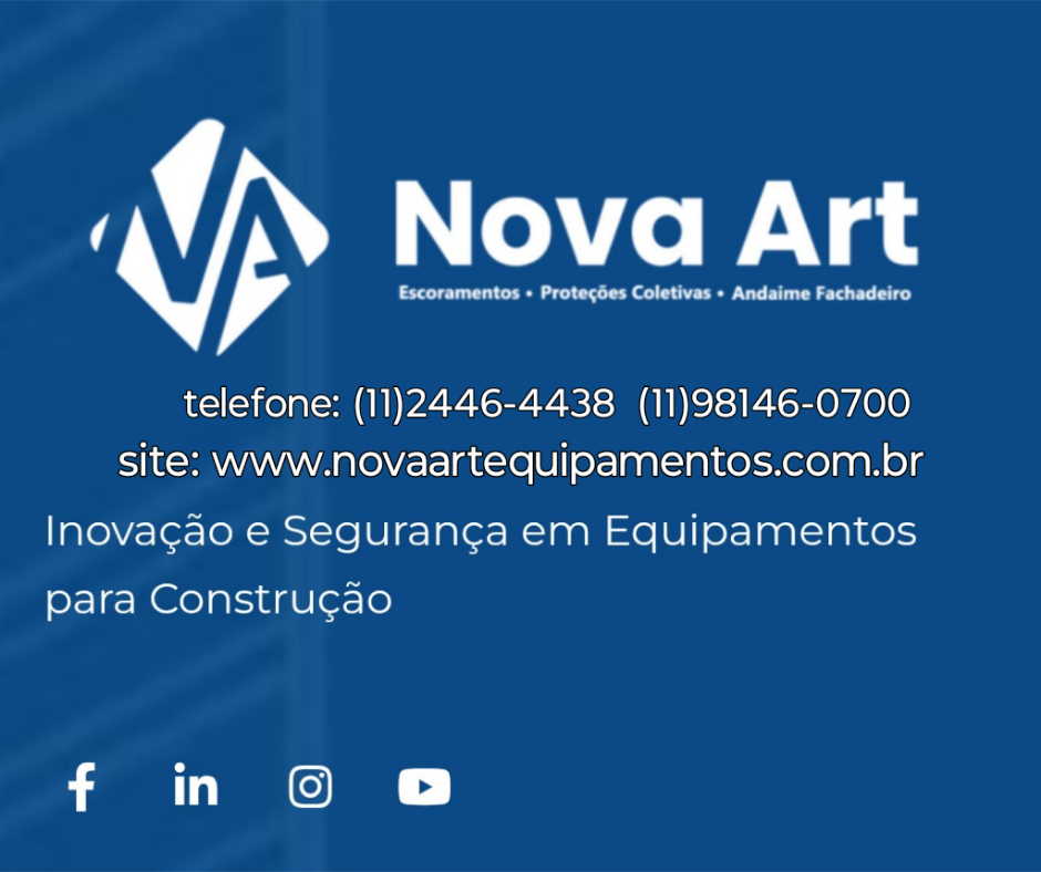 Nova ART equipamentos para construção 